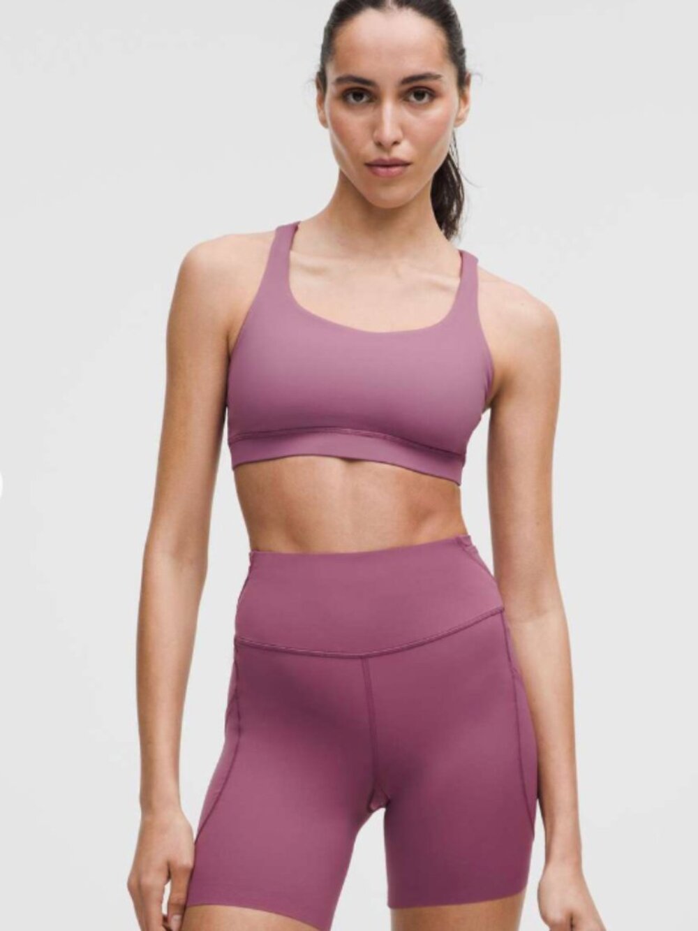 Lululemon Energy Bra Medium Support, B–D Cups in Mystic Purple 6